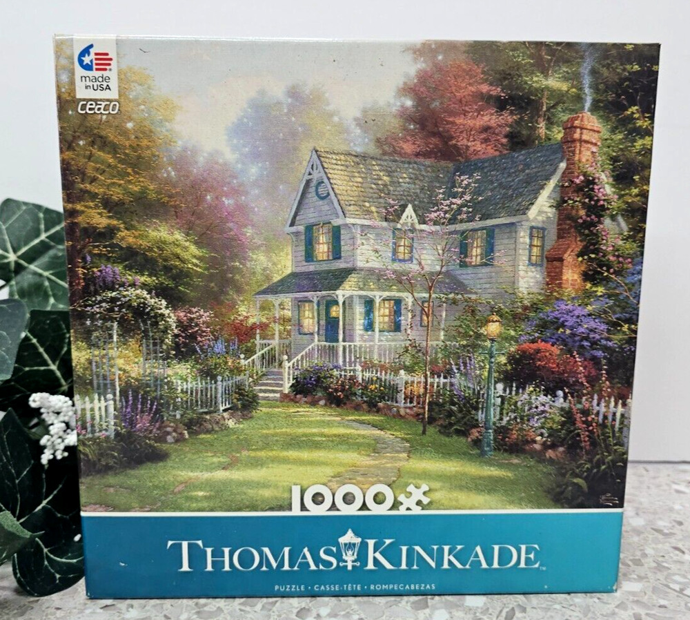 Thomas Kinkade Painter of Light "Victorian Garden II" 1000 pc Puzzle Ceaco
